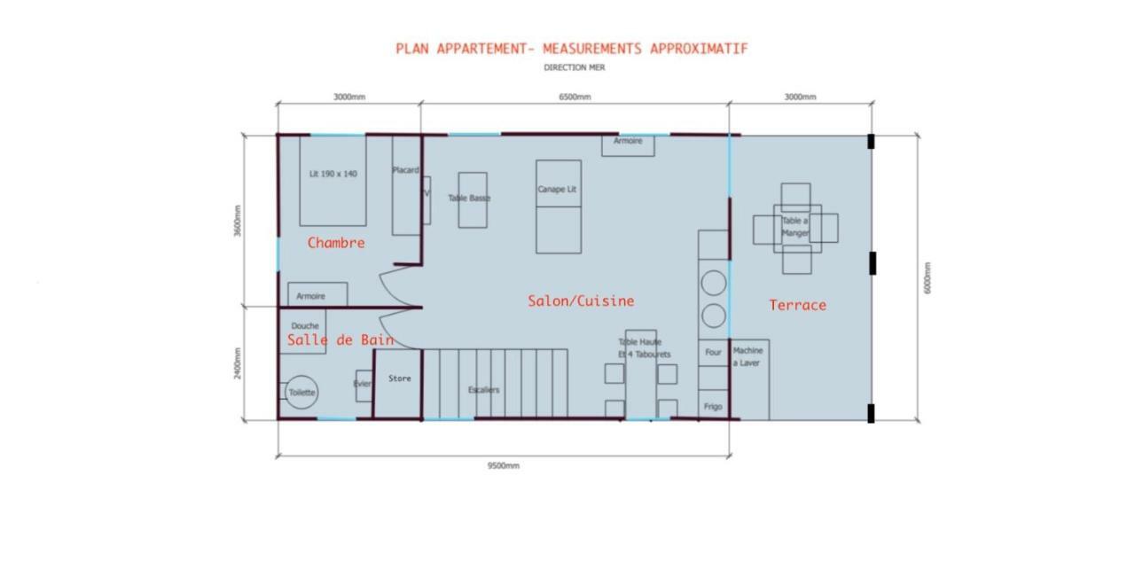 Bleu Horizon Apartment Сен-Лу Екстериор снимка